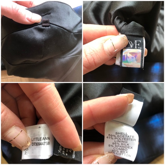 DVF Diane von Furstenberg “Little Ann” Blue Plaid Bustier Strapless Dress SZ 4 - Picture 17 of 17